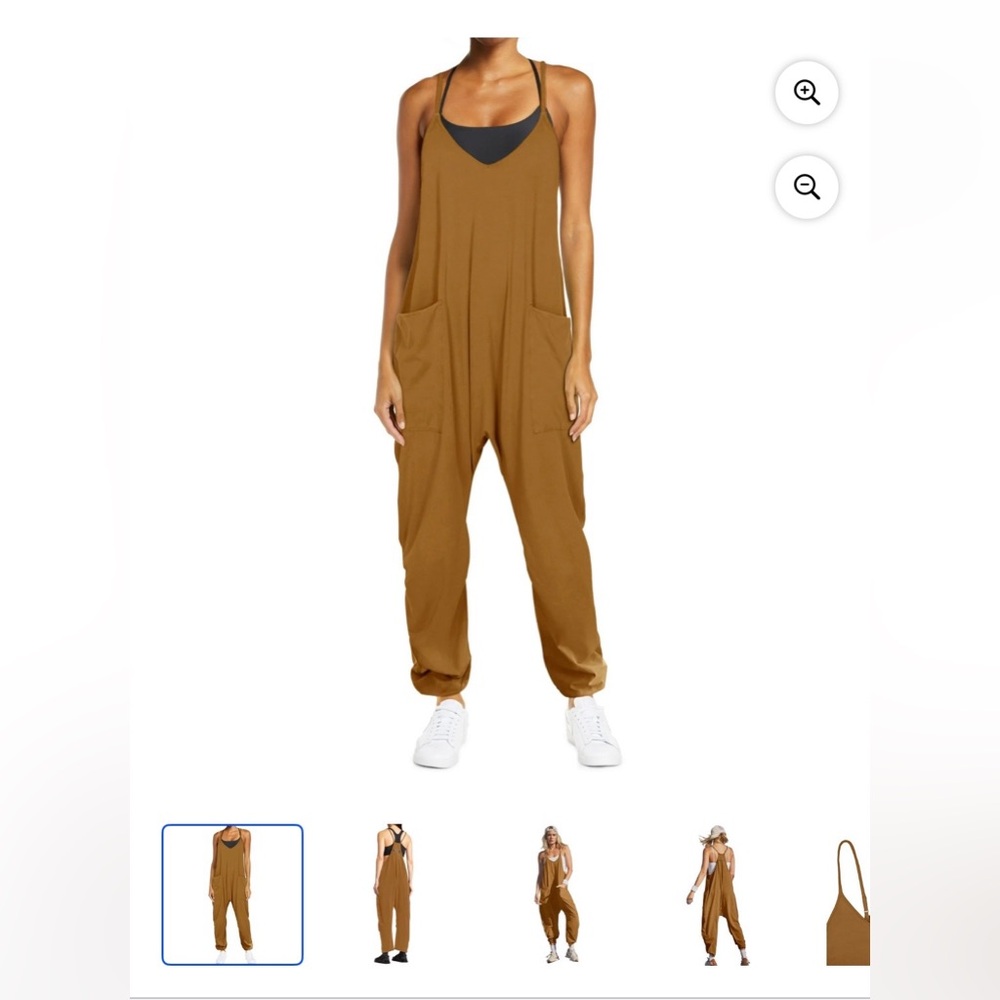 Elegant Brown Jumpsuit